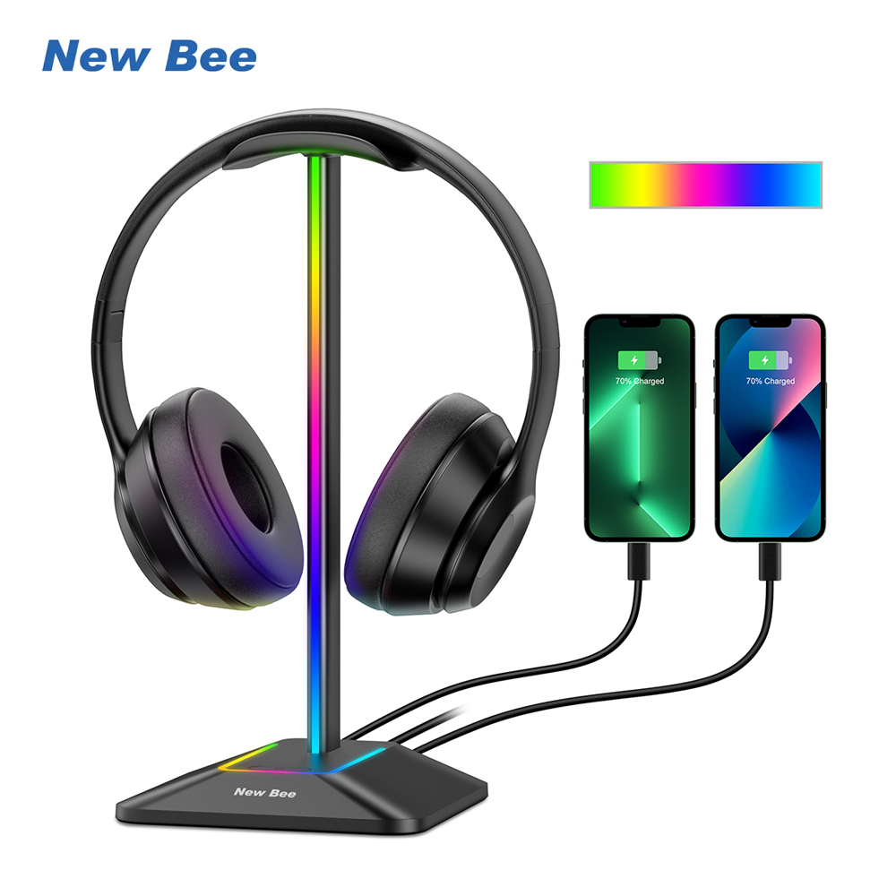 Headphone Hook Under - New Bee Z8 RGB Supporto per