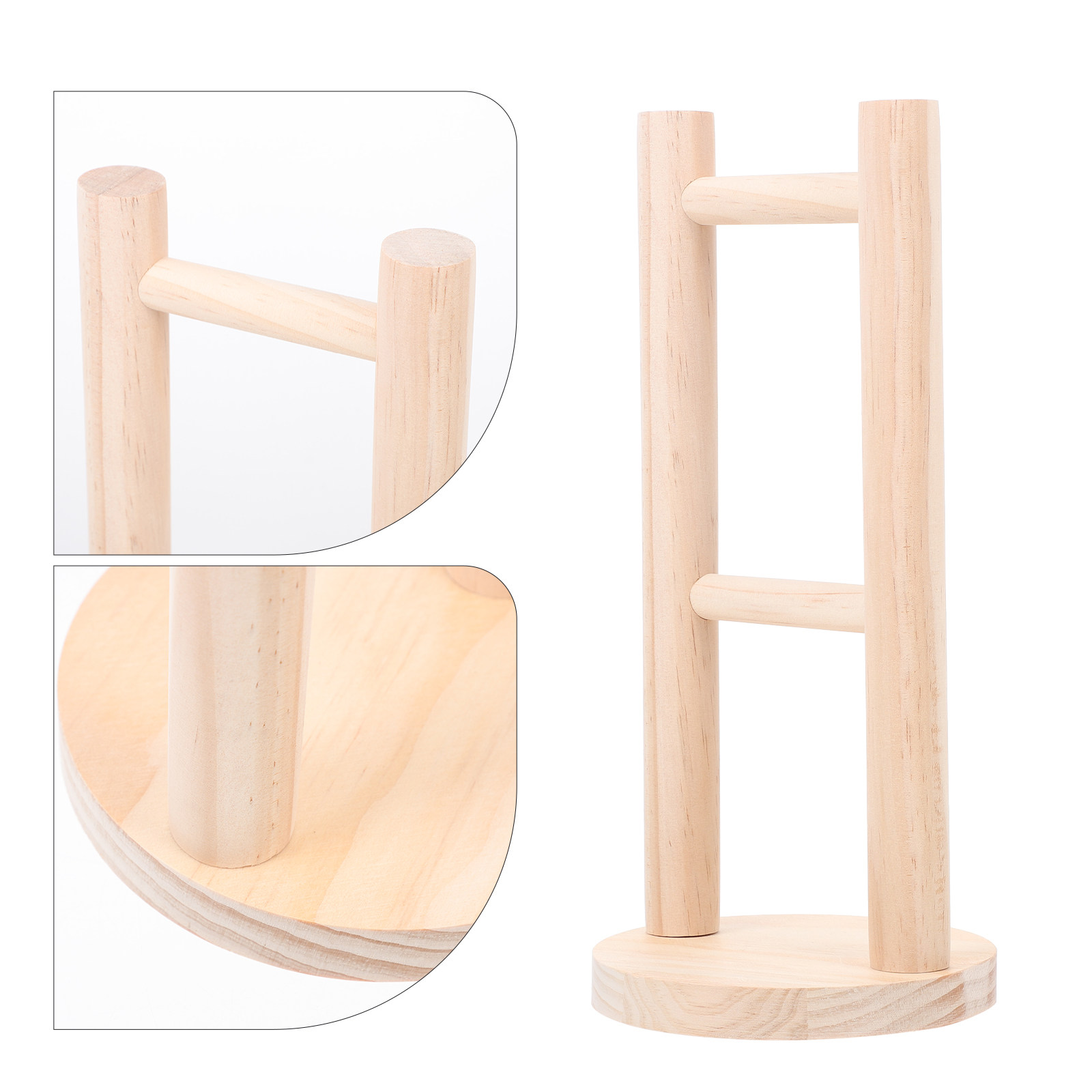 Desk Setup Headphones - Supporto per Cuffie in Legno Massello,