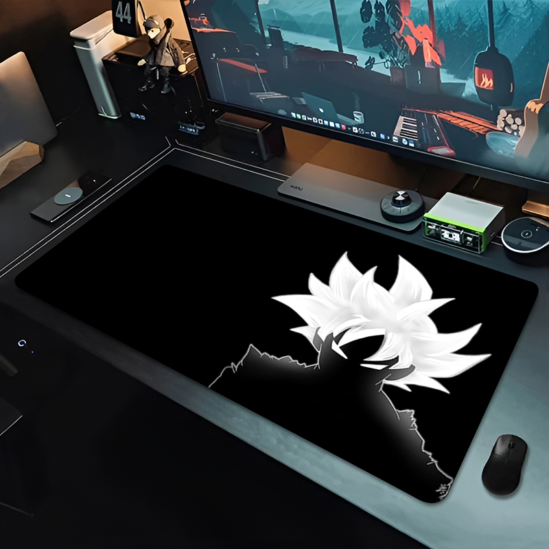 Desk Setup Accessories - Tappetino per Mouse DBZ Black Anime