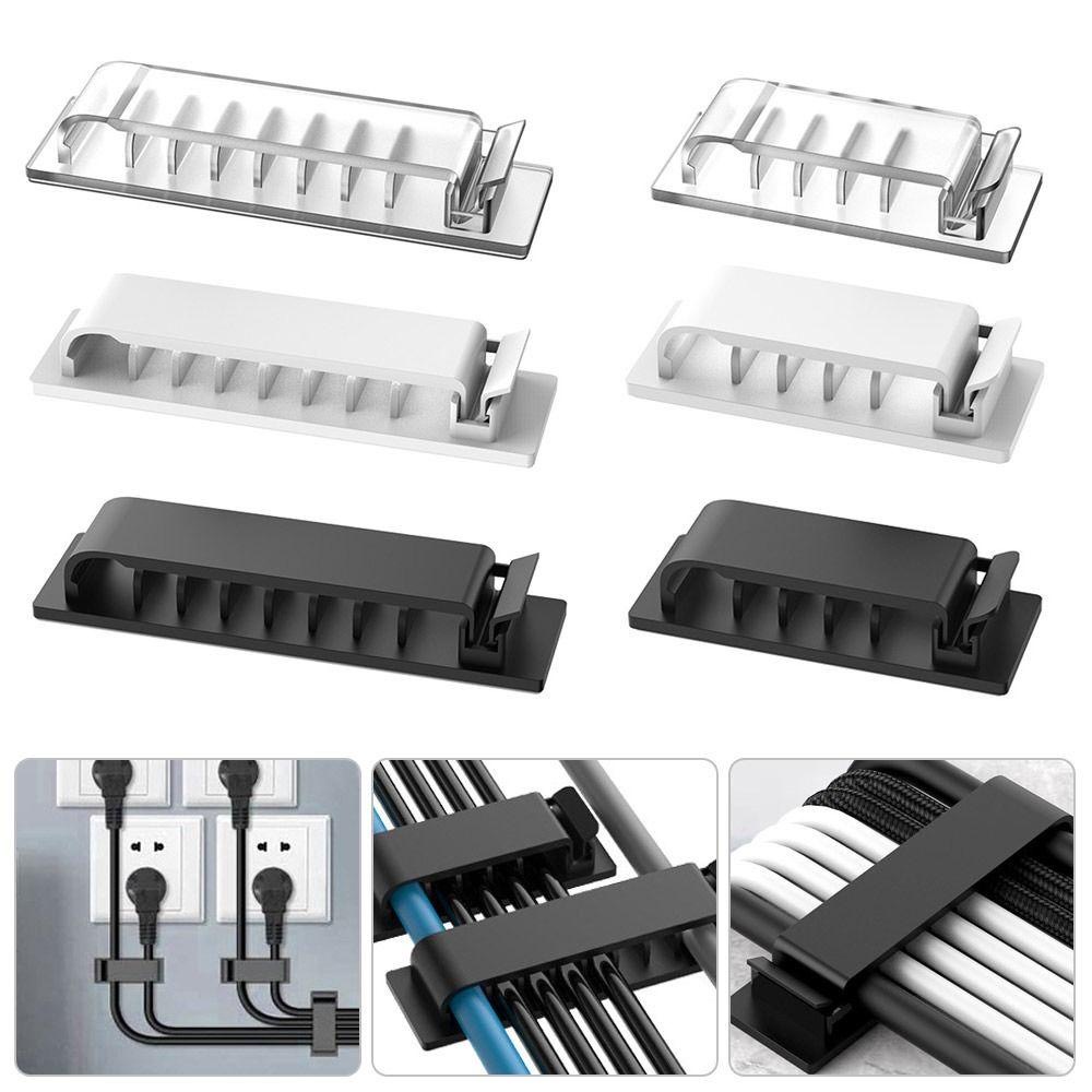 Desk Setup Cable Management - Organizzatore di cavi Clip per cavi
