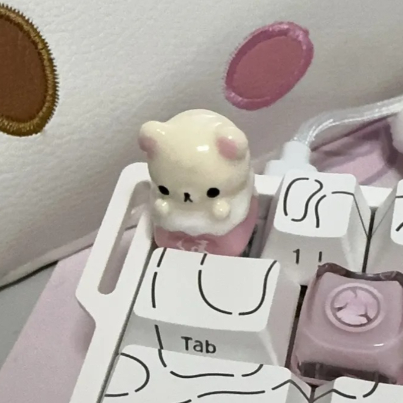 Desk Setup Equipment - Keycap Kawaii Rilakkuma: Tasti Artigianali a