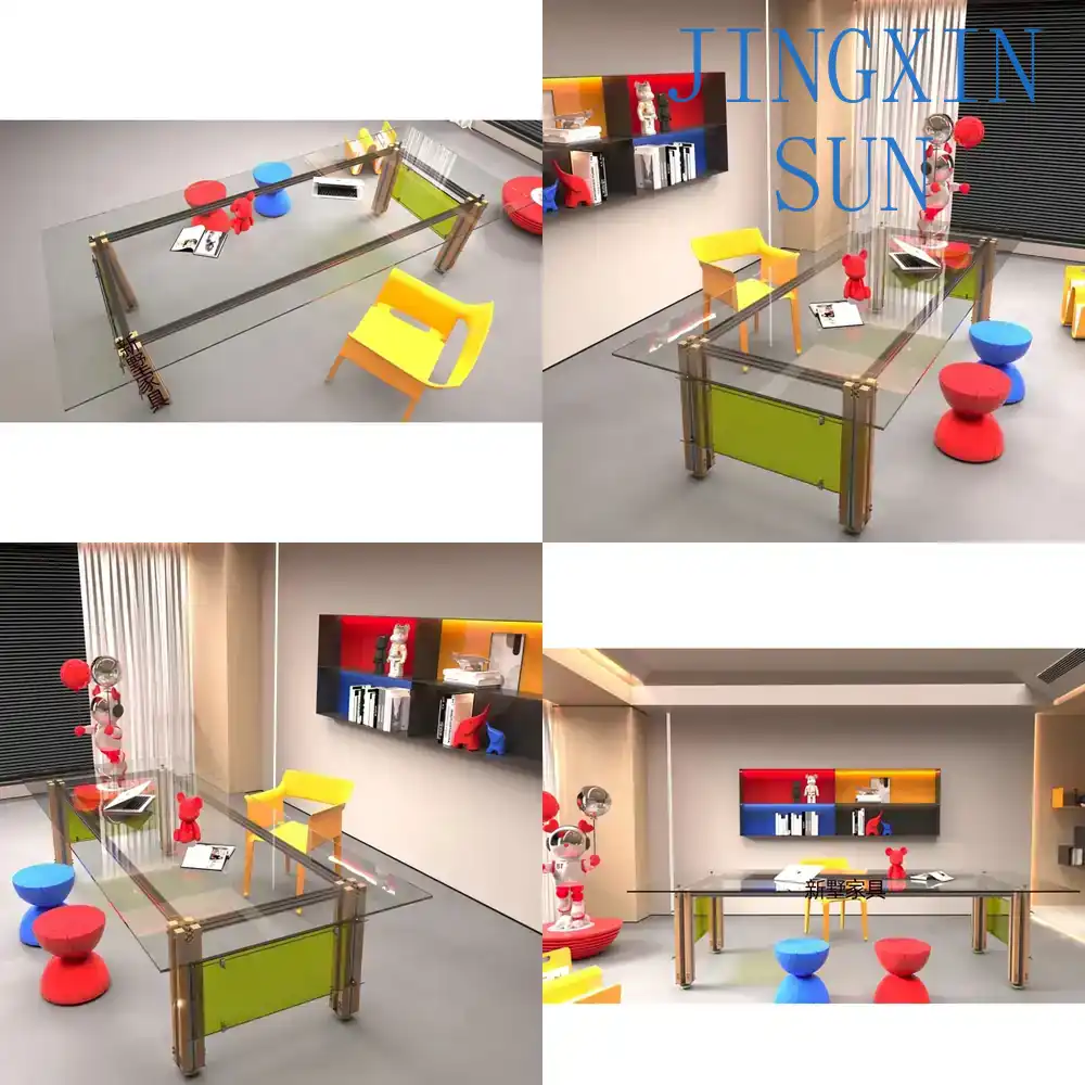 Desk Setup Workspace - Sistema Minimalista per Ufficio con Telaio