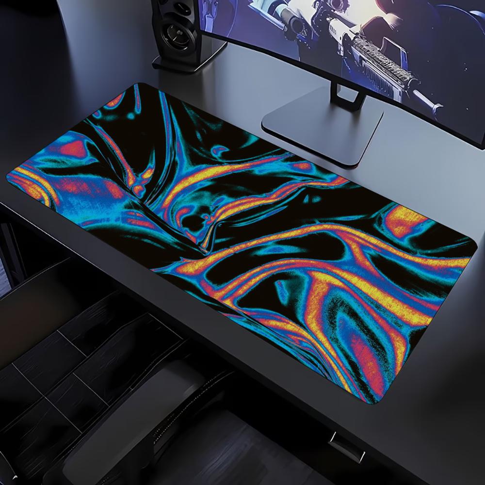 Desk Setup Workspace - Tappetino per Mouse Grande con Motivo
