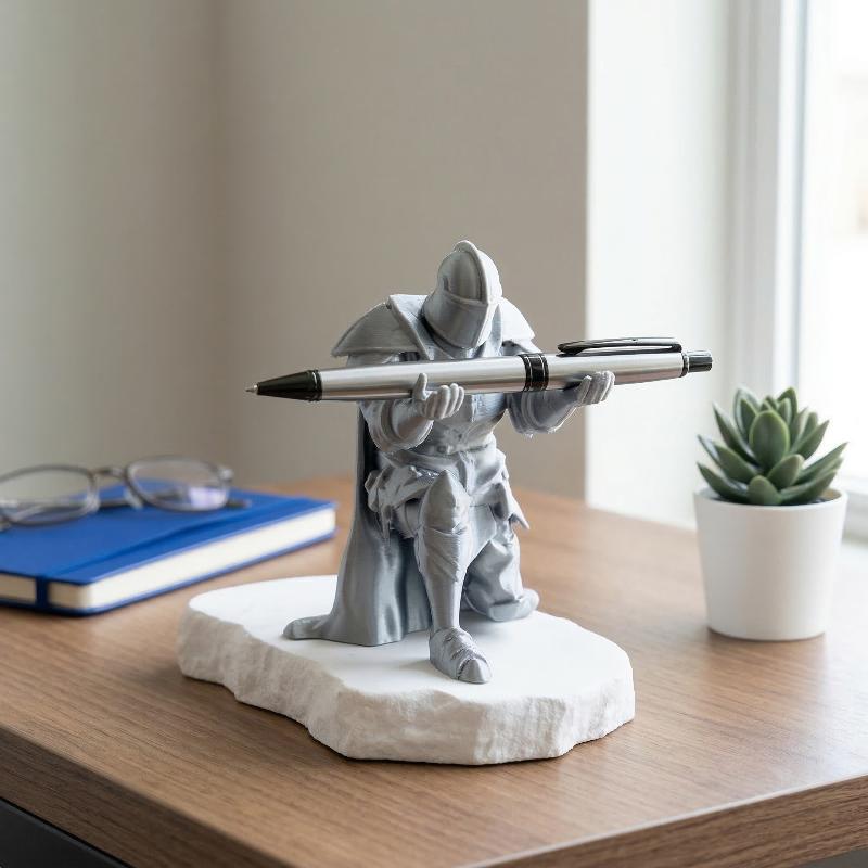 Desk Setup Home Office - Portapenne Cavaliere: Organizzatore da Scrivania Unico