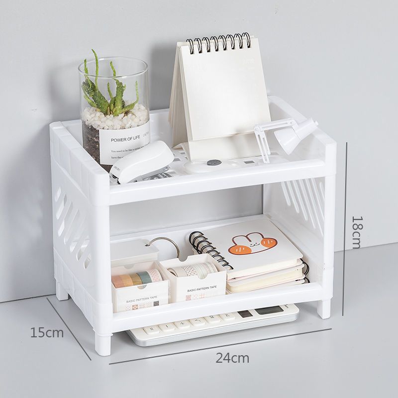 Desk Setup Home Office - Scaffale portaoggetti da tavolo supporto per