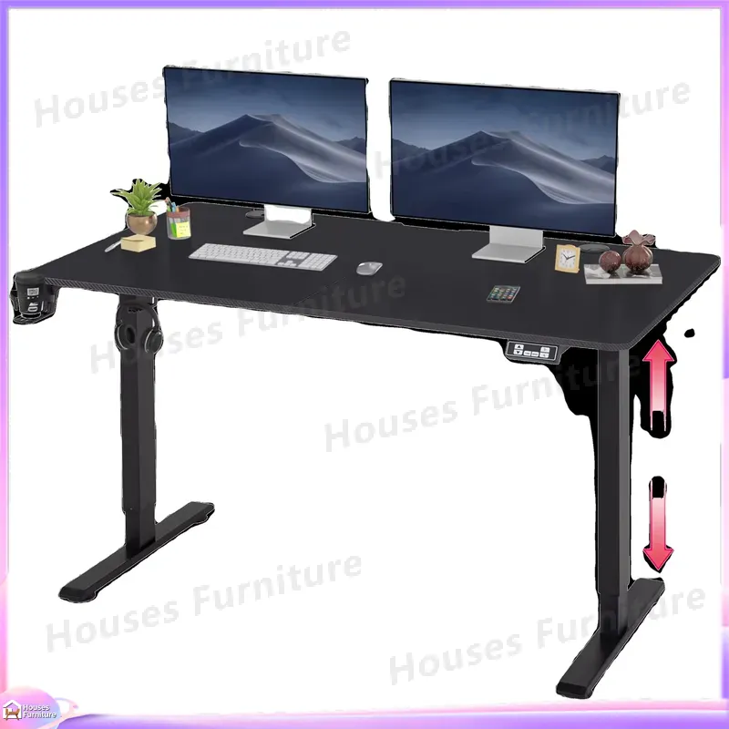 Desk Setup Height - Scrivania da Gaming Grande con Luci