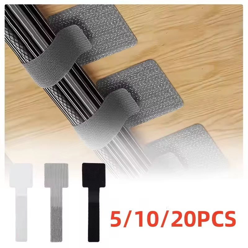 Desk Setup Cable Management - 20/10/5/1 Pezzi Fascette Organizzatrici per Cavi