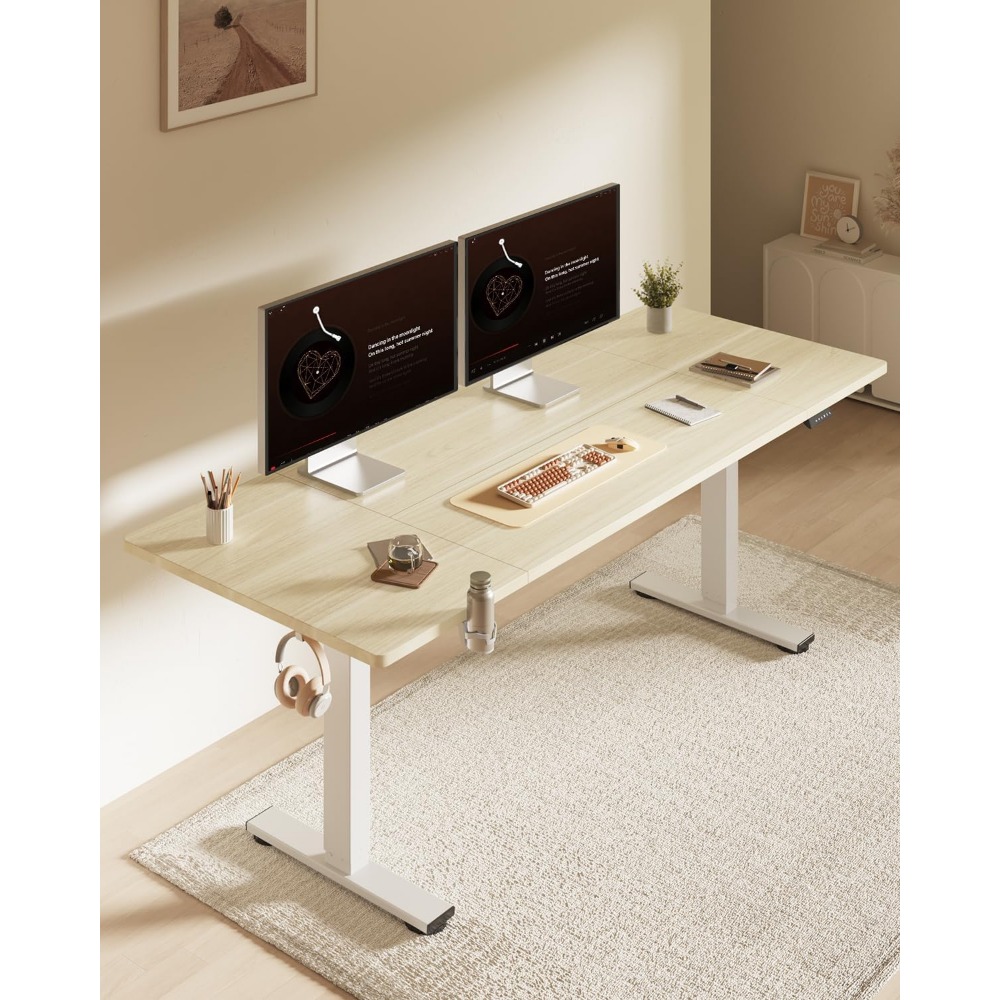 Scrivania Elettrica Regolabile - Desk Setup Workspace recensione e prezzo