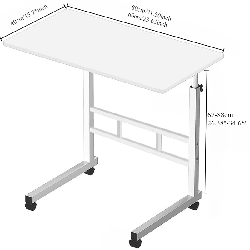 Comodino con ruote universali  - Desk Setup Laptop recensione e prezzo