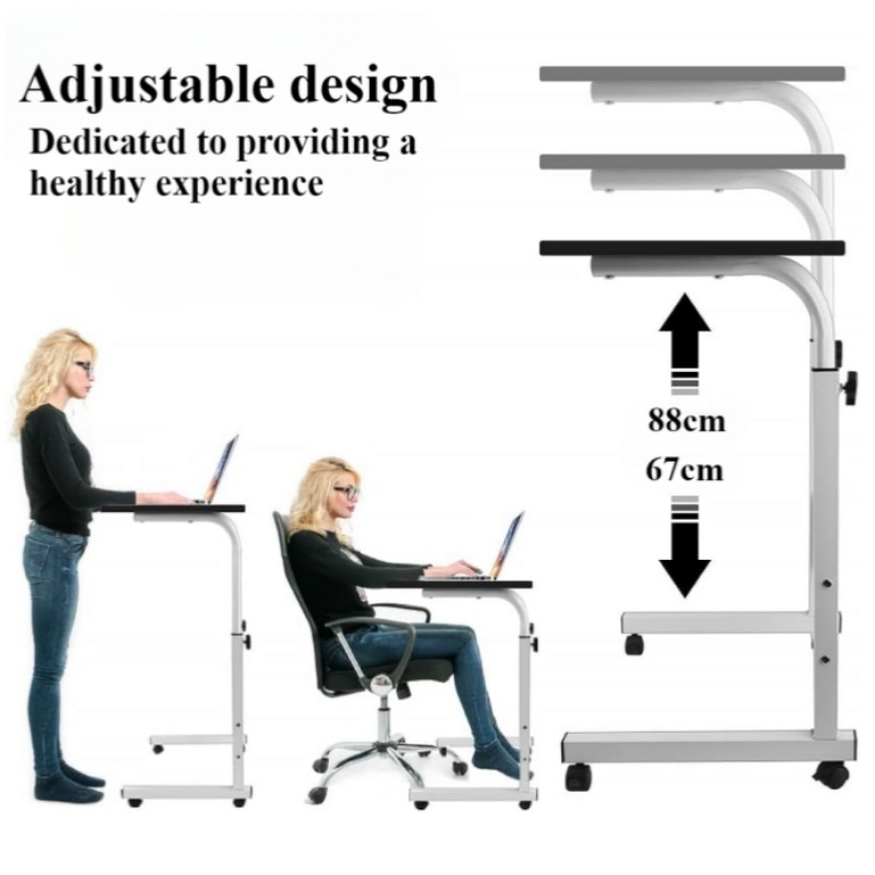 Comodino con ruote universali  - Desk Setup Laptop recensione e prezzo