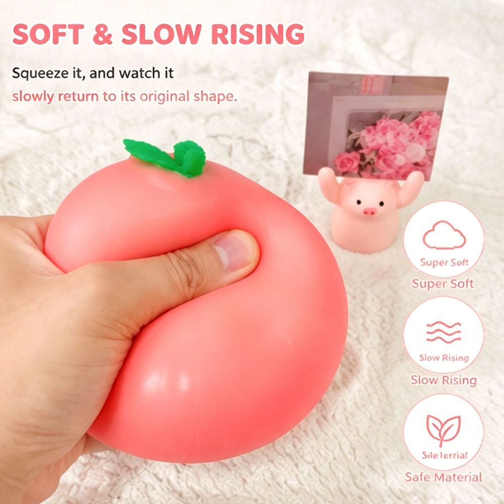 Squishy a forma di pesca, frut - Desk Setup Workspace recensione e prezzo