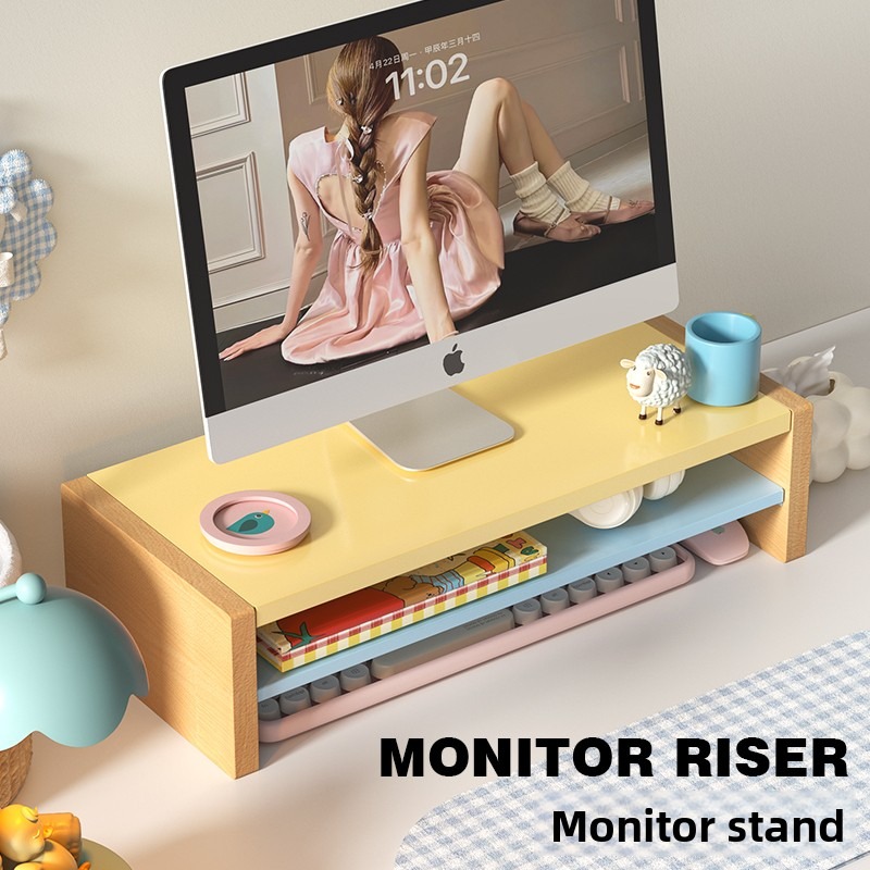 Supporto per Monitor in Legno  - Desk Setup Workspace recensione e prezzo