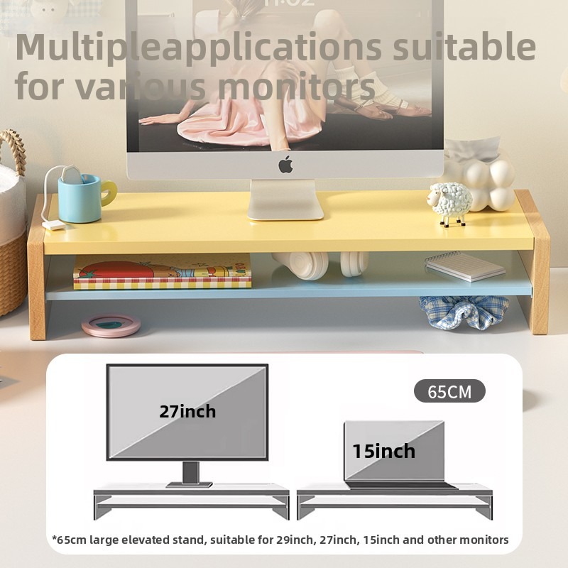 Supporto per Monitor in Legno  - Desk Setup Workspace recensione e prezzo