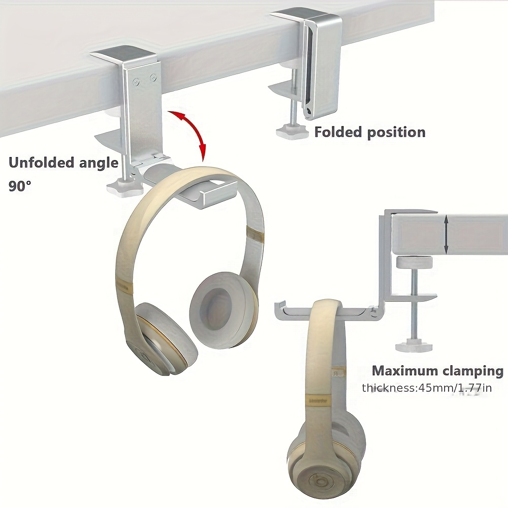 Supporto per Cuffie Pieghevole - Headphone Hook Under recensione e prezzo