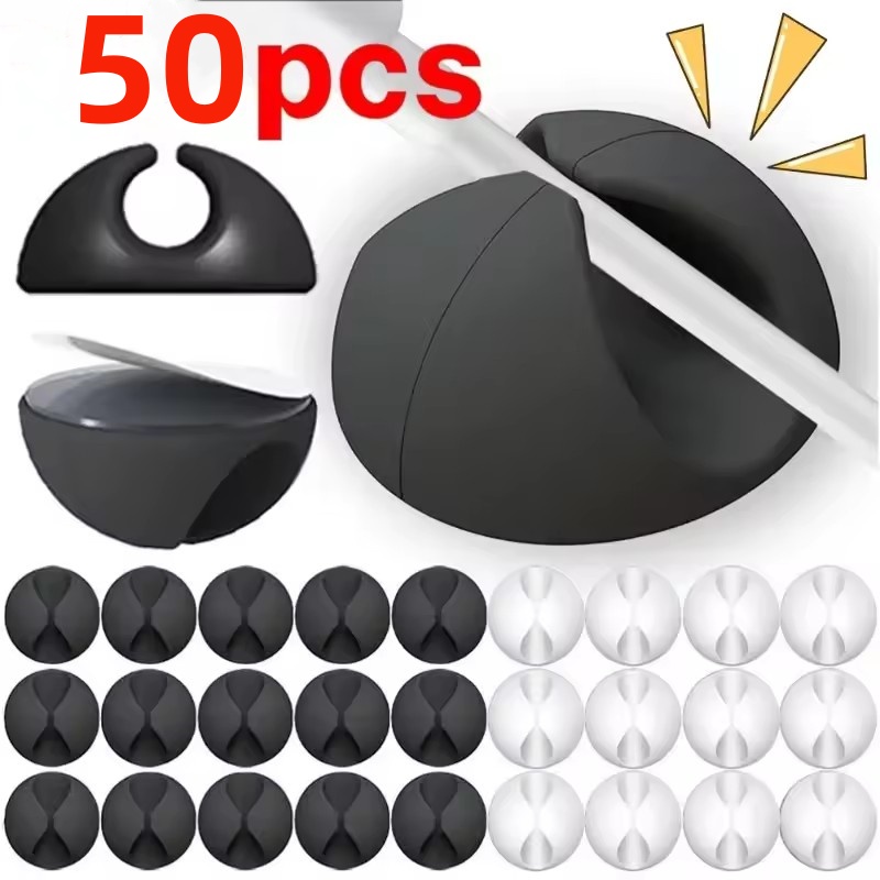 5/50 pz Cavo Clip Avvolgitore  - Desk Setup Cable Management recensione e prezzo