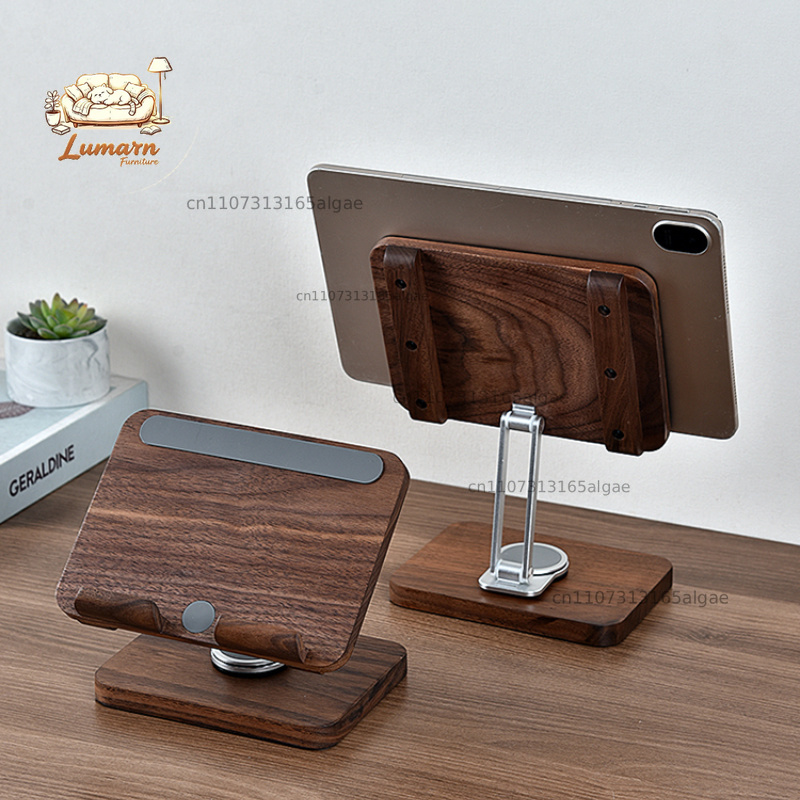 Supporto per iPad in noce nero - Desk Setup With Ipad recensione e prezzo