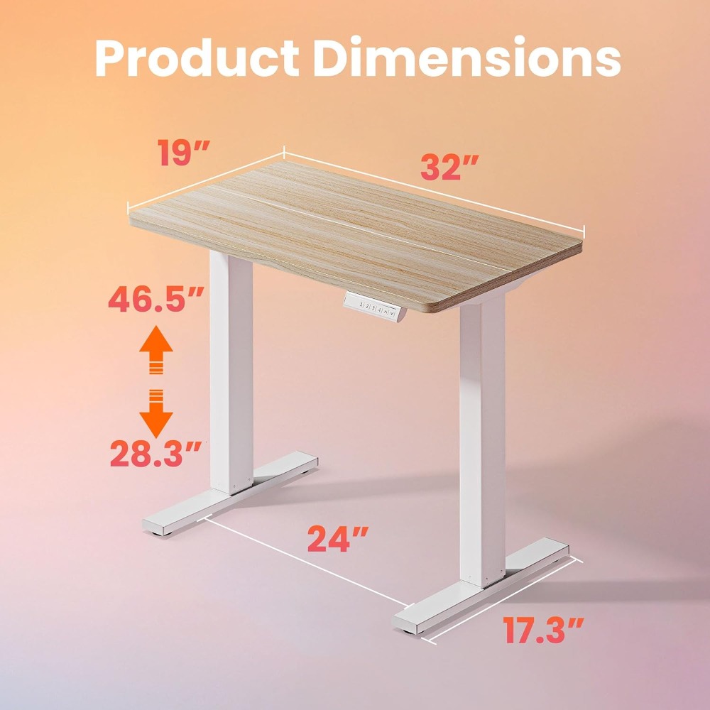 Piccola scrivania elettrica re - Desk Setup Height recensione e prezzo