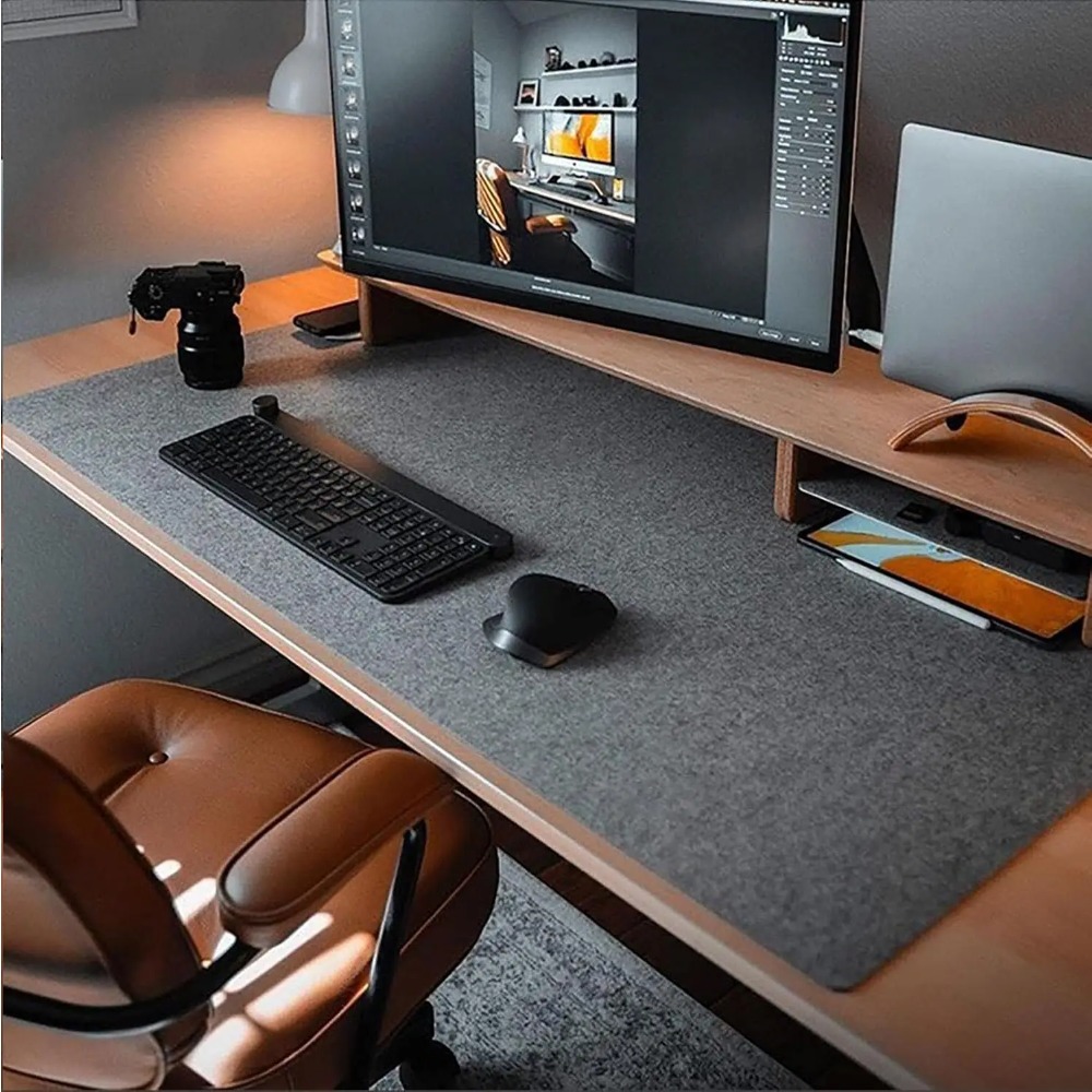 Tappetino da scrivania in felt - Desk Setup Ergonomic recensione e prezzo