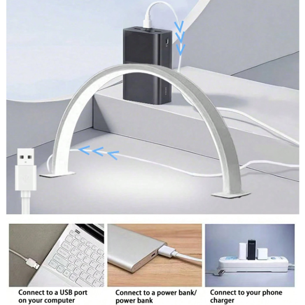 Lampada per unghie 40/66CM con - Desk Setup Lamp recensione e prezzo