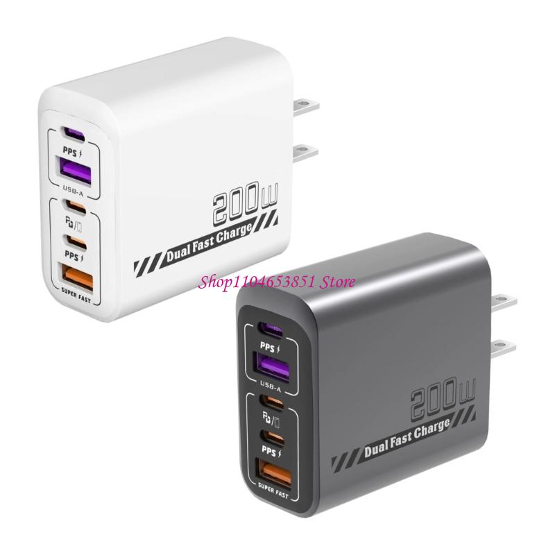 Caricabatterie rapido a 5 port - Desk Setup Tablet recensione e prezzo