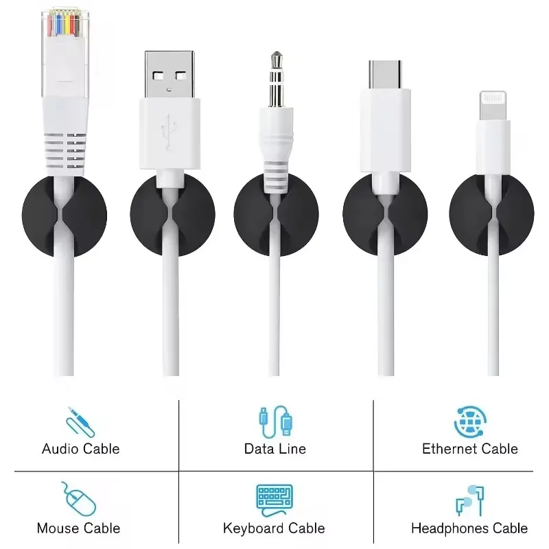 5/50 Pezzi Clip per Cavi da Sc - Headphone Hook Under recensione e prezzo