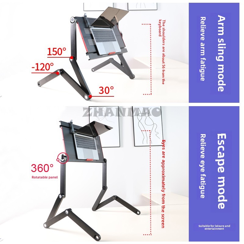 Sdraiato a letto piatto, scriv - Desk Setup Laptop recensione e prezzo