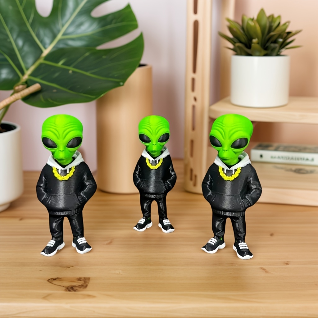 1 Pezzo Figura di Alieno Verde - Desk Setup Home Office recensione e prezzo