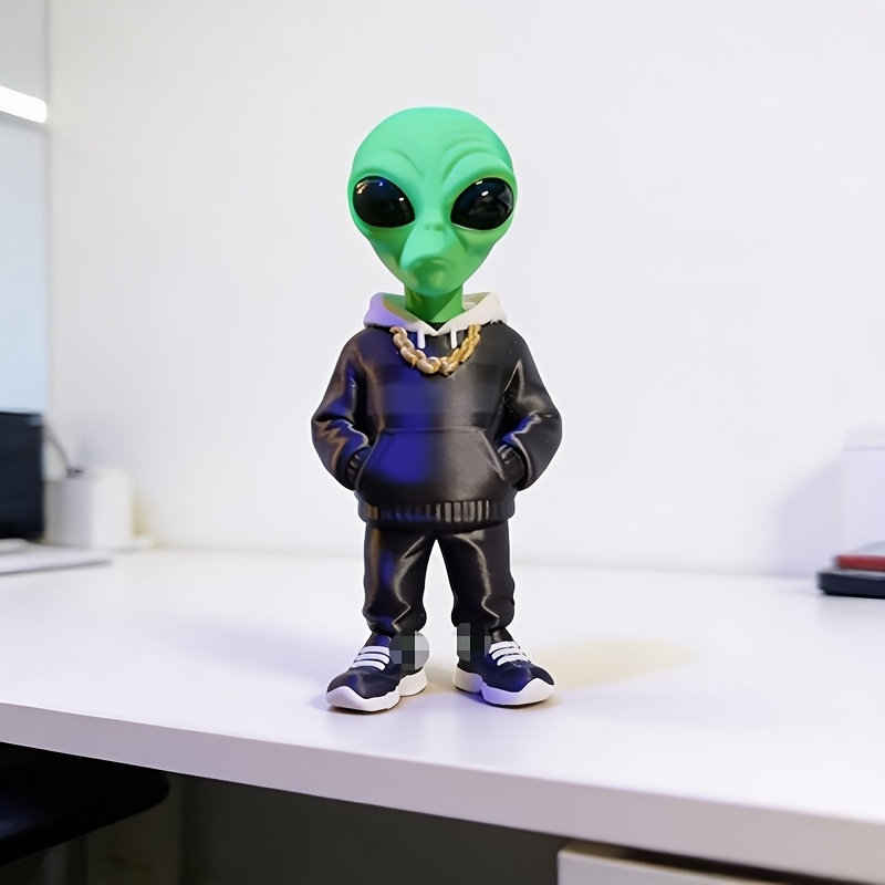 1 Pezzo Figura di Alieno Verde - Desk Setup Home Office recensione e prezzo