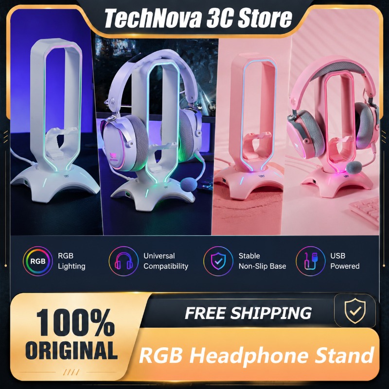 Supporto per Cuffie RGB Waizow - Desk Setup Headphones recensione e prezzo